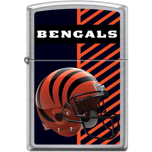 WIND PROOF ZIPPO LIGHTER ORIGINAL STREET CHROME FINISH CINCINNATI BENGALS WIND PROOF ZIPPO LIGHTER ORIGINAL STREET CHROME FINISH CINCINNATI BENGALS